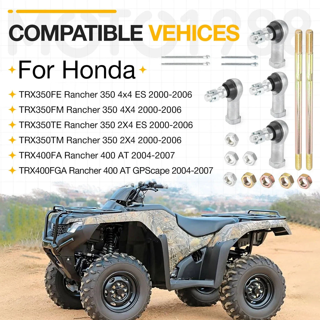 Tie Rods End for Honda TRX350TE Rancher 350 2x4 ES (2000–2006)