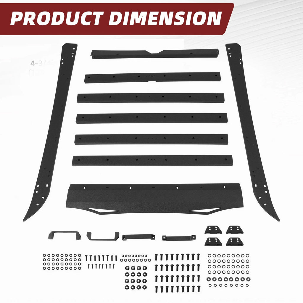 Roof Rack Cargo Carrier Basket Steel for Toyota Tacoma (2005–2023)