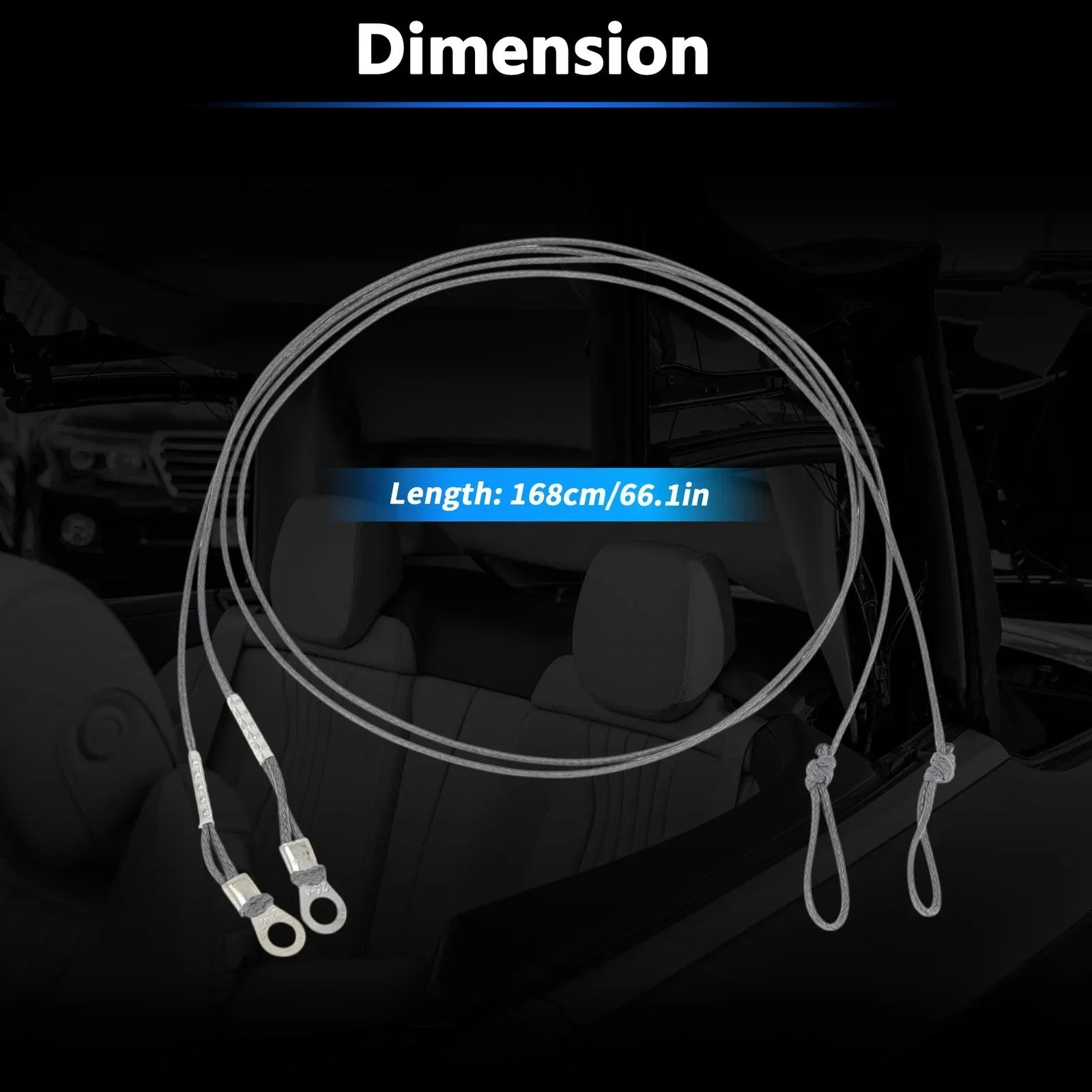 Convertible Top Headliner Tension Rope for BMW E93 F33 F83 M4 M3