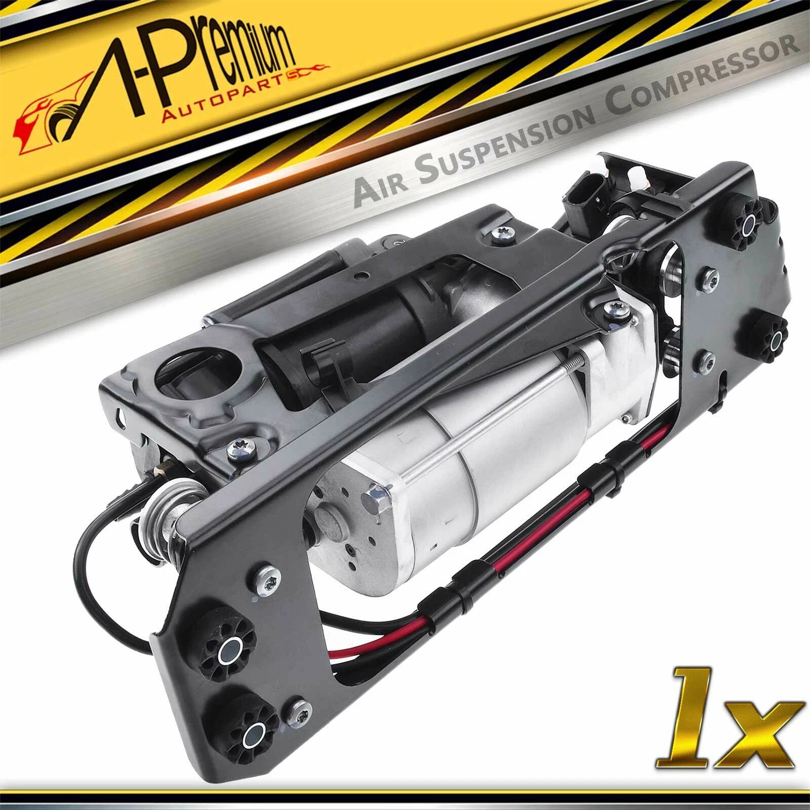 Air Suspension Compressor with Bracket & Solenoid for BMW 535i GT (2010–2017)