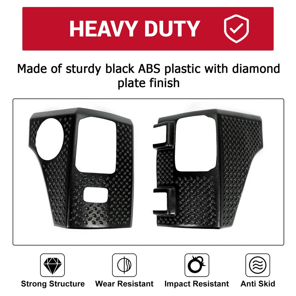 Rear Corner Guard Tail Light Cover for Jeep Wrangler JK JKU (2007–2018)
