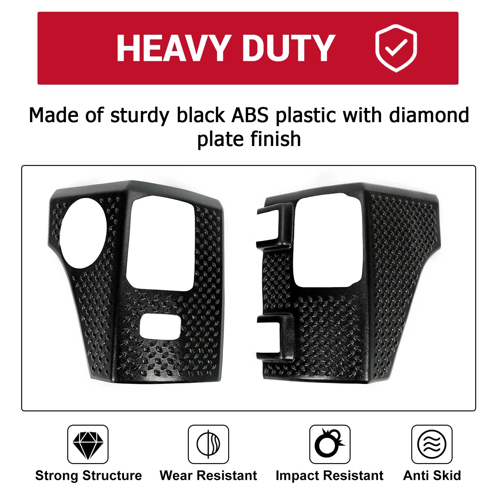 Rear Corner Guard Tail Light Cover for Jeep Wrangler JK JKU (2007–2018)