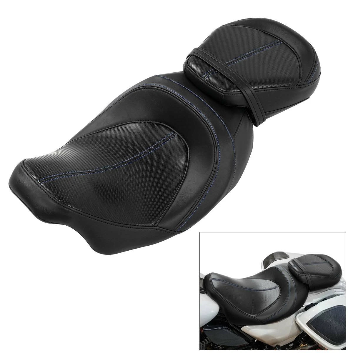 Driver Passenger Seat for Harley Touring Ultra Limited Street Glide (2009–2023)