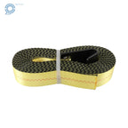 Set of 10 Ratchet Tie-Down Straps with Flat Hooks (30 Feet)