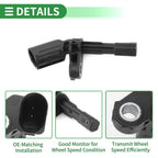 ABS Wheel Speed Sensor for Audi A3 TT (No.WHT003858/WHT003859)