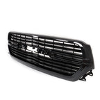 Front Upper Grille Replacement Set for Dodge Ram 1500 (2019-2023) Gloss Black