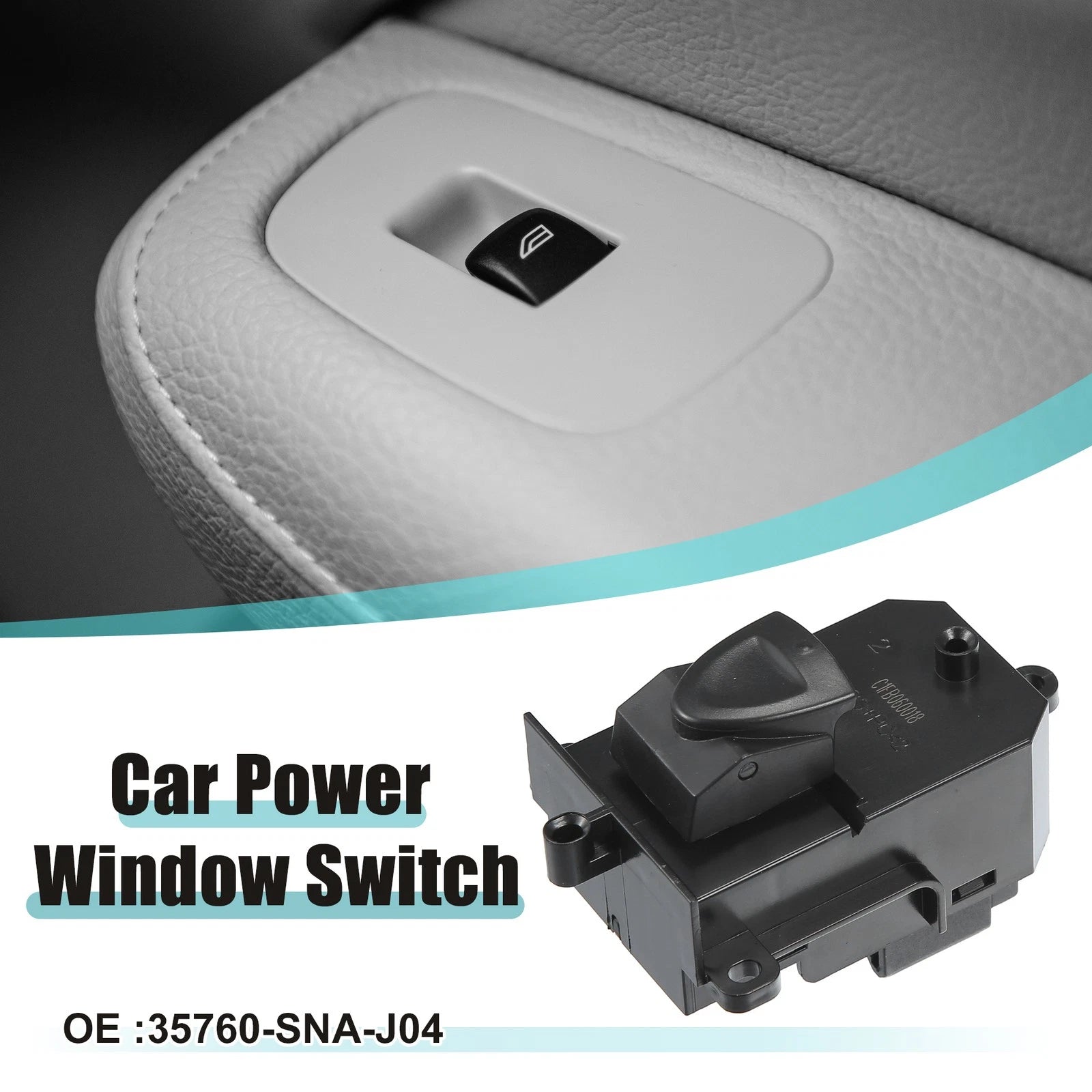 Passenger Side Power Window Switch 35760-SNA-J04 for Honda Civic Sedan (2006–2011)