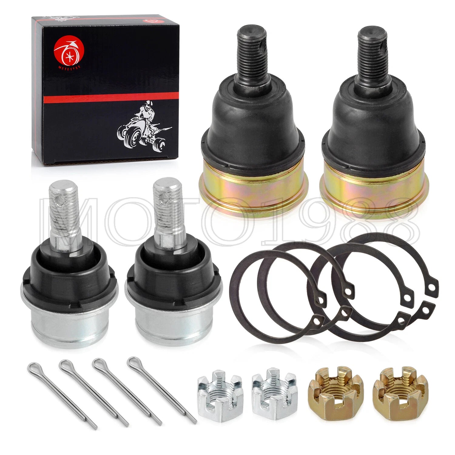 Set of 2 Lower A-Arm Ball Joints for Honda Recon 250 TRX250 (1997–2001)