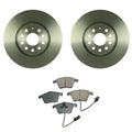 Set of 4 Bosch QuietCast Rotors & Akebono EURO Ceramic Pads for A3 Eos (2006–2016)