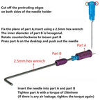 Rear Shock Inflation Tool for FOX X-FUSION CCDB (Standard Valve Thread)