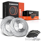 Front Drilled Brake Rotors & Ceramic Pads for Ford F-150 (1997–2003)