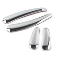 Swingarm Frame Insert Set 4 x Curved for Harley Softail (2008 - Present)