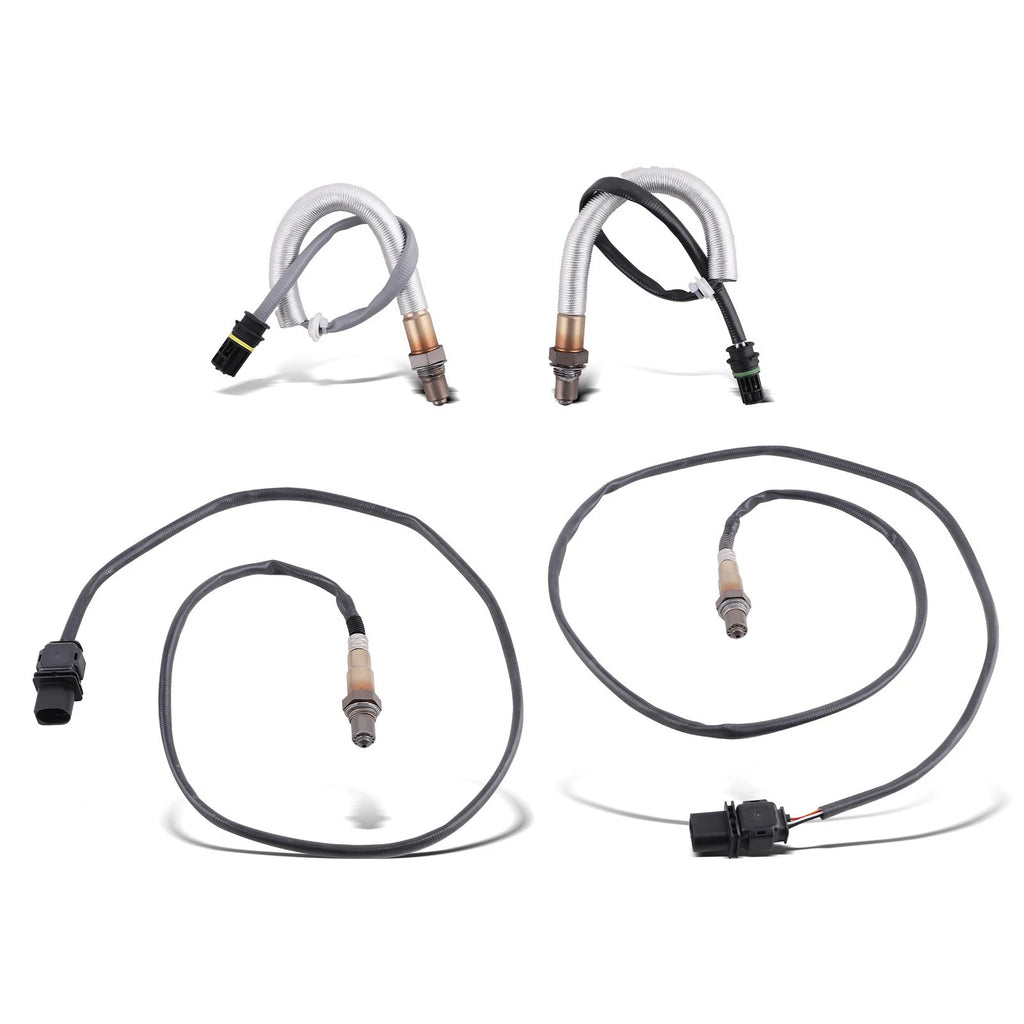 4Pcs Oxygen O2 Sensor for BMW X3 X5 335i 328i 528i 3.0L (2007–2010)