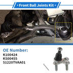 2 x Front Lower Ball Joints for Honda Accord (2017-2022)