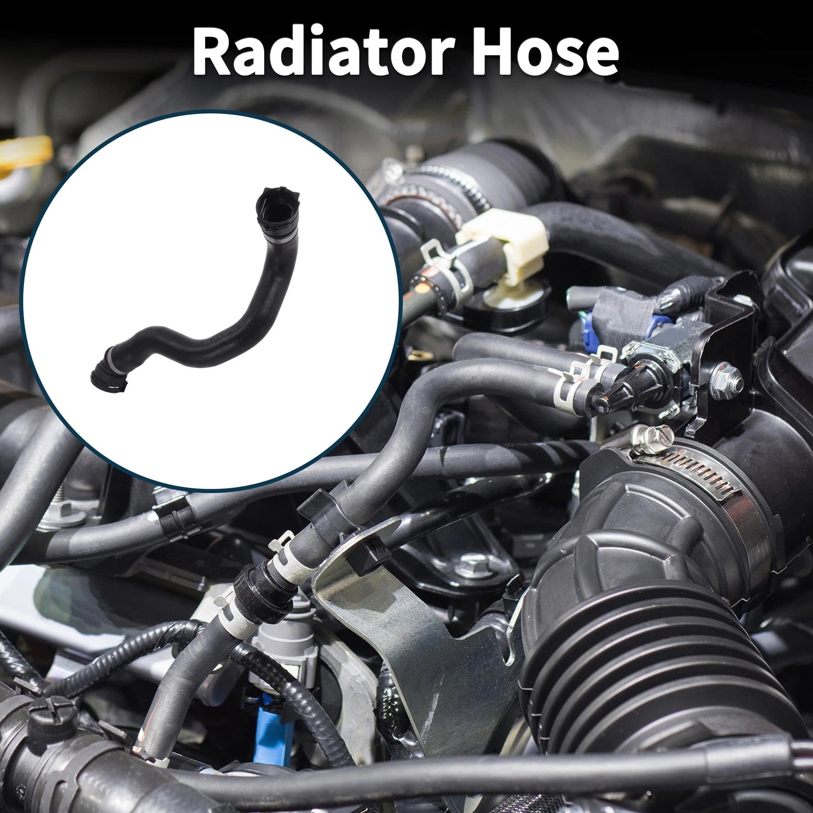 Radiator Hose No.17127535531 for BMW X3 (2018–2019) 2.0L sDrive30i