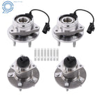 Set of 4 Wheel Hub Bearings for Chevrolet Malibu Pontiac G6 Saturn Aura (2008–2012)