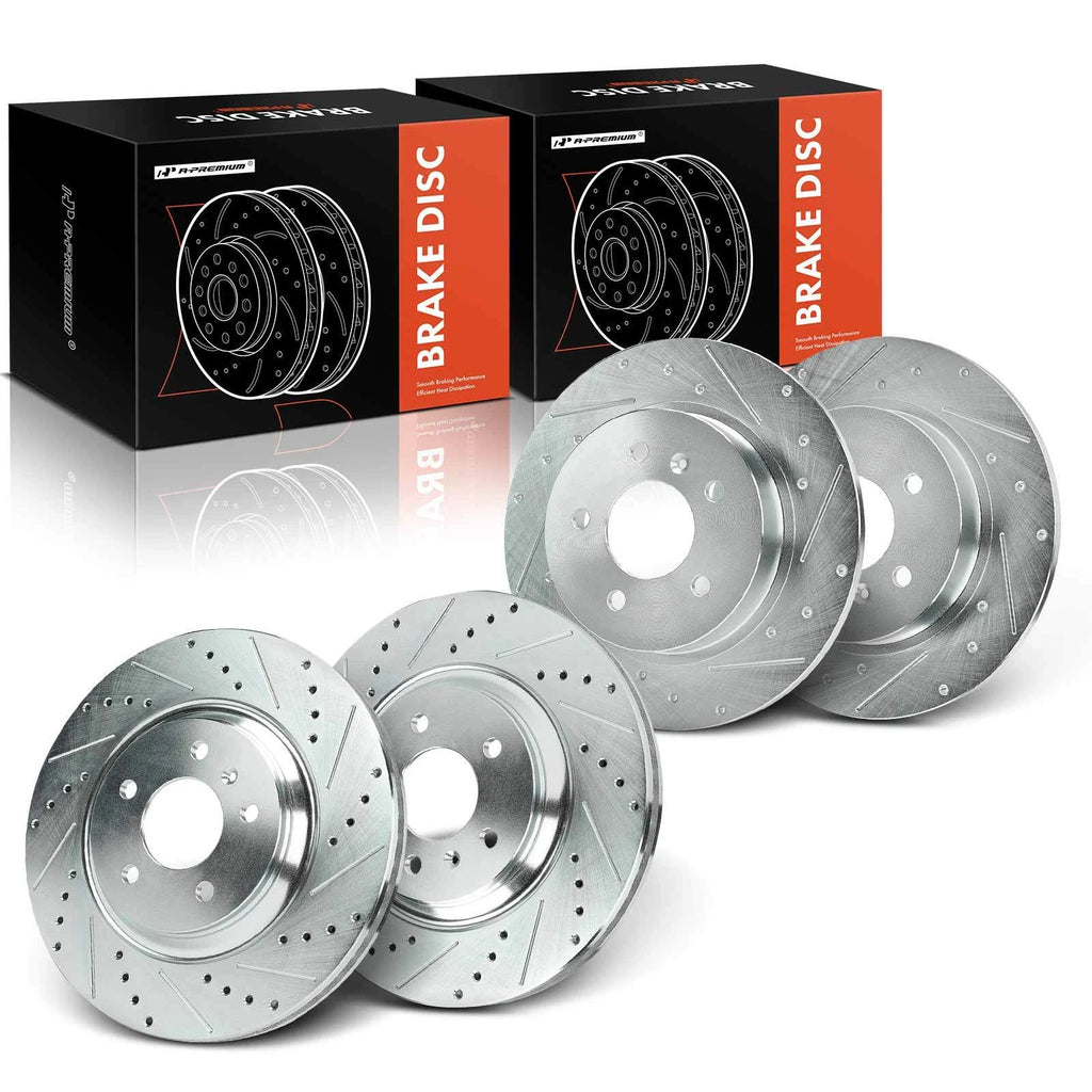 Drilled Brake Rotors for Cadillac DTS, Buick Lucerne (2006–2011)