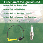 Ignition Coil for Honda Rincon 650 TRX650FA 4x4 (2003-2005) 1 x Set