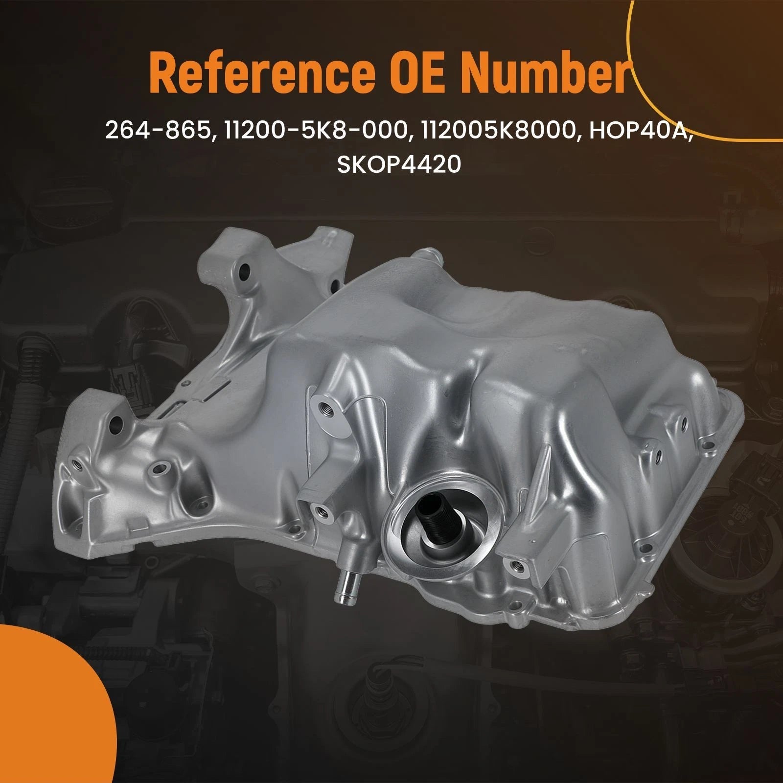 Engine Oil Pan for Honda Civic Turbo (2016–2020) 264-865
