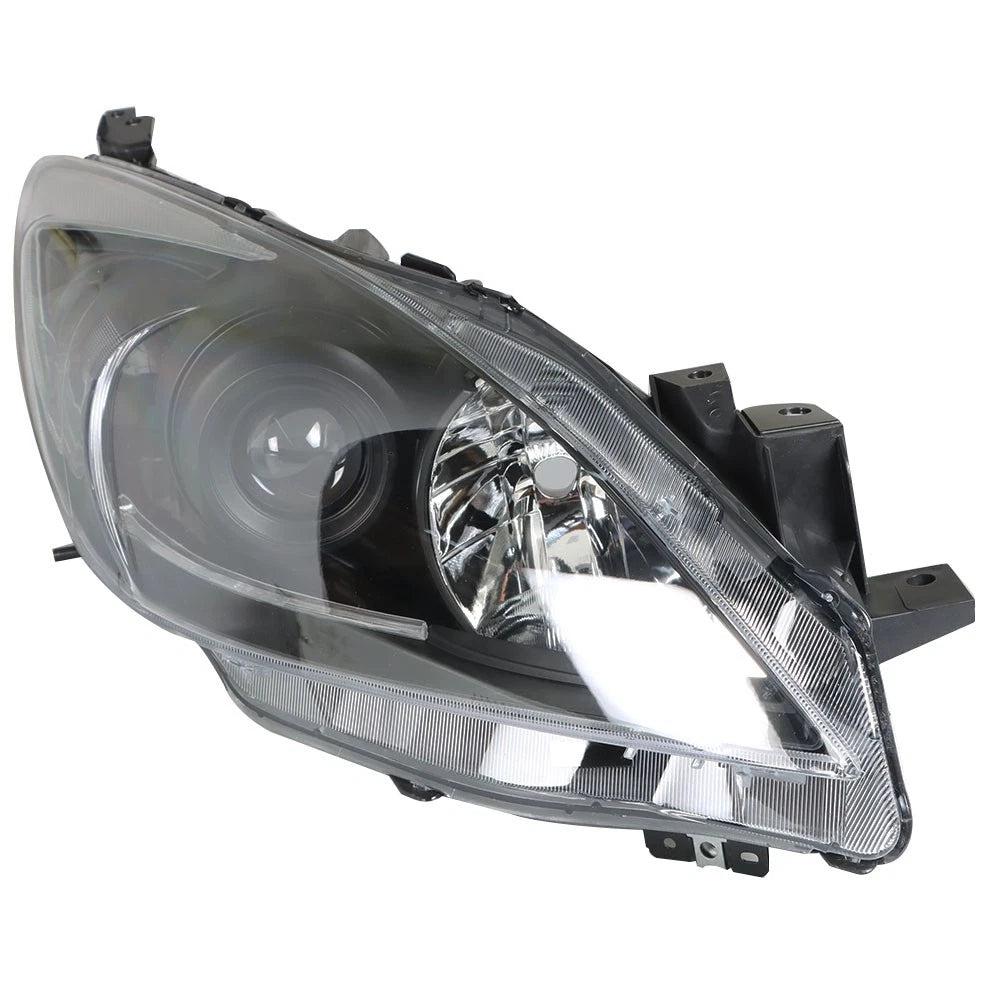 Set of 2 Halogen Headlight Assemblies for Mazda 3 (2010–2013)
