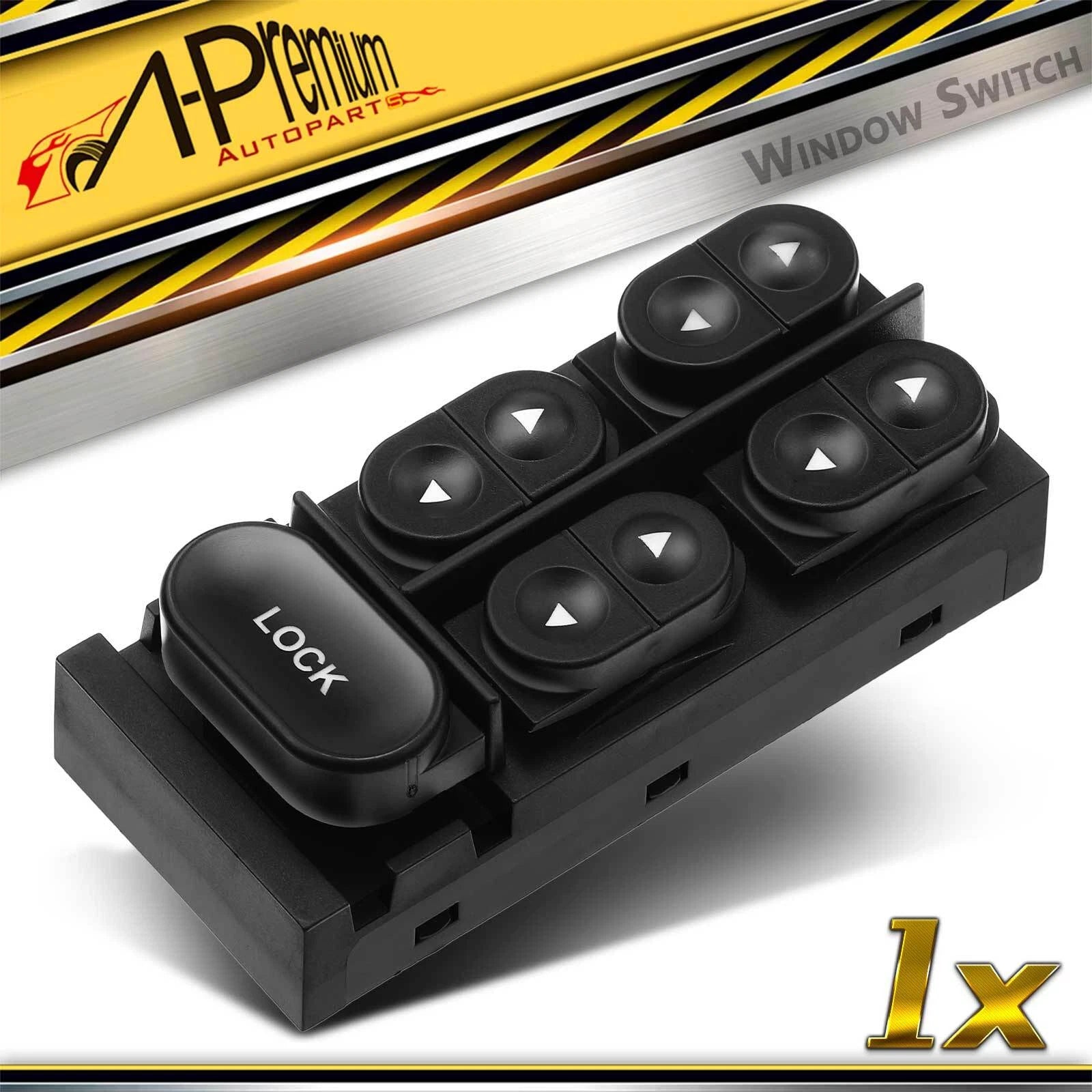 Front Left Power Window Switch for Ford F-350, Explorer (1991–1997)
