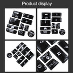 Rubber Handbrake Parking Button Cap Cover Decal for Accord