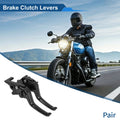 Adjustable Short Brake Clutch Lever Set for Honda Monkey 125 (2019–2024) Black