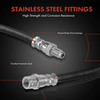 2X Front Brake Hydraulic Hose for Mercedes-Benz CL55 AMG CL600 (2000–2006)
