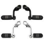 1 1/4" Pegstreamliner Long Angled Highway Engine Guard Footpeg Mount for Harley