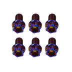 6pcs Titanium Torx Head Flange Bolts M8x20mm for Motorcycle