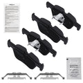 Set of 4 Rear Ceramic Brake Pads for BMW 328d 2014–2018 428i 2014–2015 D1613