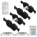 Set of 4 Rear Ceramic Brake Pads for BMW 328d 2014–2018 428i 2014–2015 D1613