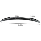 Set of 1 Rear Spoiler for Nissan Sentra (2020–2021) Gloss Black
