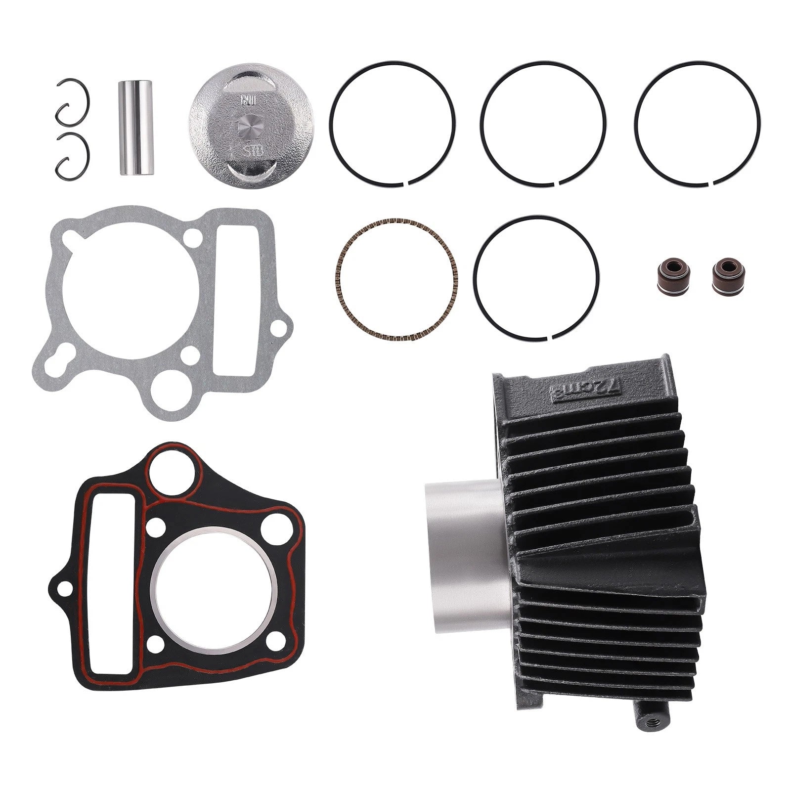 Cylinder Piston Top End Kit for Honda ATC70 CRF70 CT70 C70 TRX70 XR70 S65 (70cc)