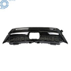 Front Upper Grille for Honda Pilot (2019–2021) Glossy Black with Trim
