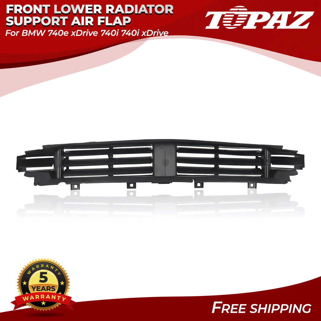 Front Lower Radiator Support Air Flap for BMW 740e xDrive, 740i (2016–2020)