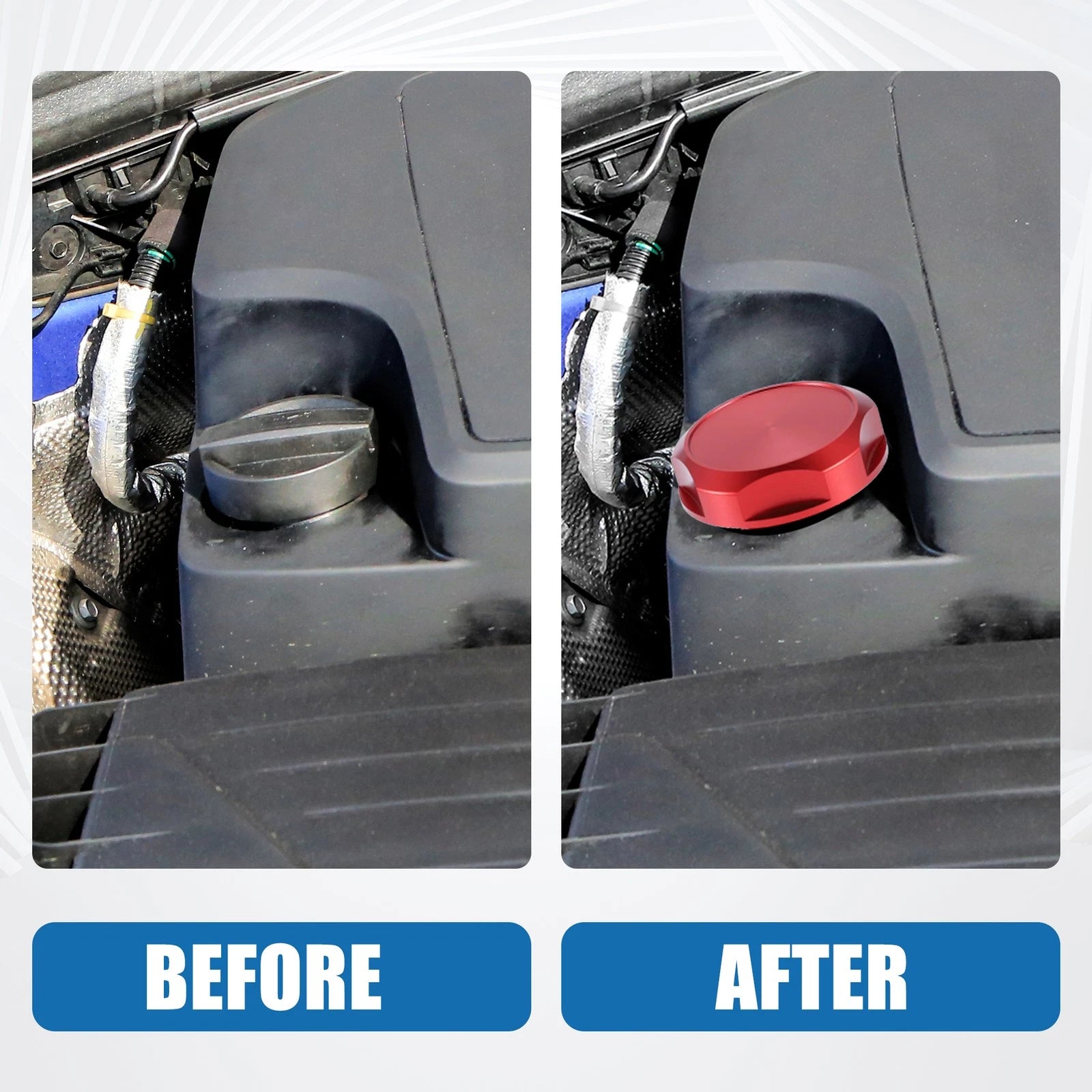 Oil Filler Cap for Nissan Most Models (Modified, Red)