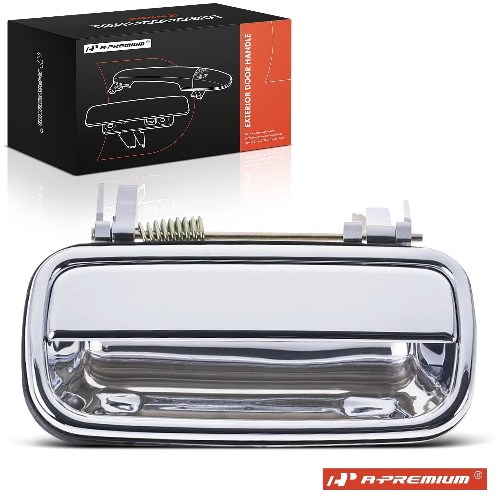 Chrome Rear Left Exterior Door Handle for Toyota Tacoma (2001–2004)