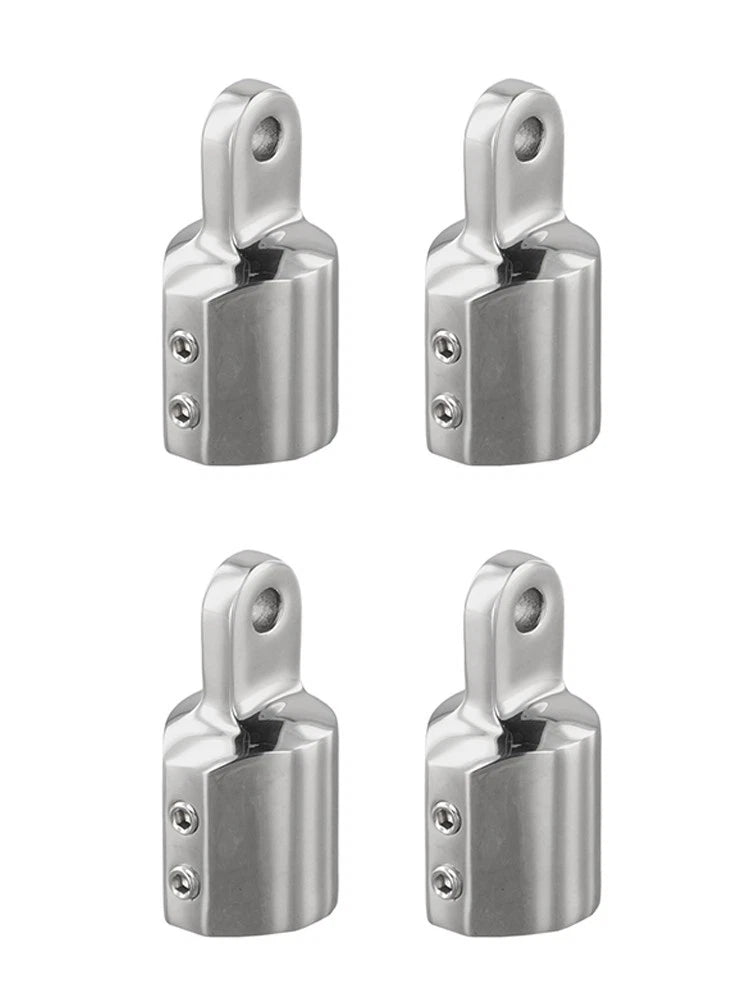 Bimini Top Cap Hardware for Fishing and Bass Boats (Stainless Steel)