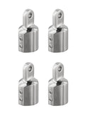 Bimini Top Cap Hardware for Fishing and Bass Boats (Stainless Steel)