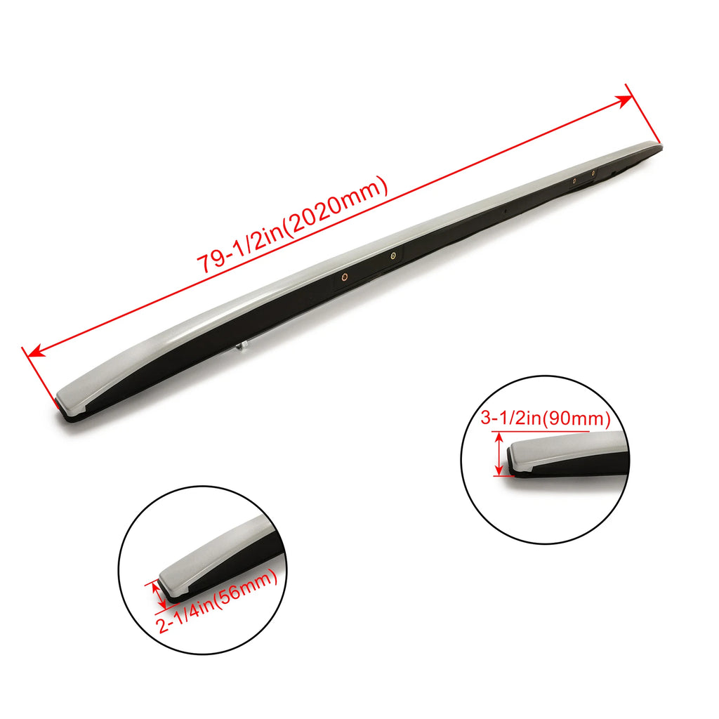 Pair Top Roof Rack Side Rails for Honda Pilot (2016–2022)