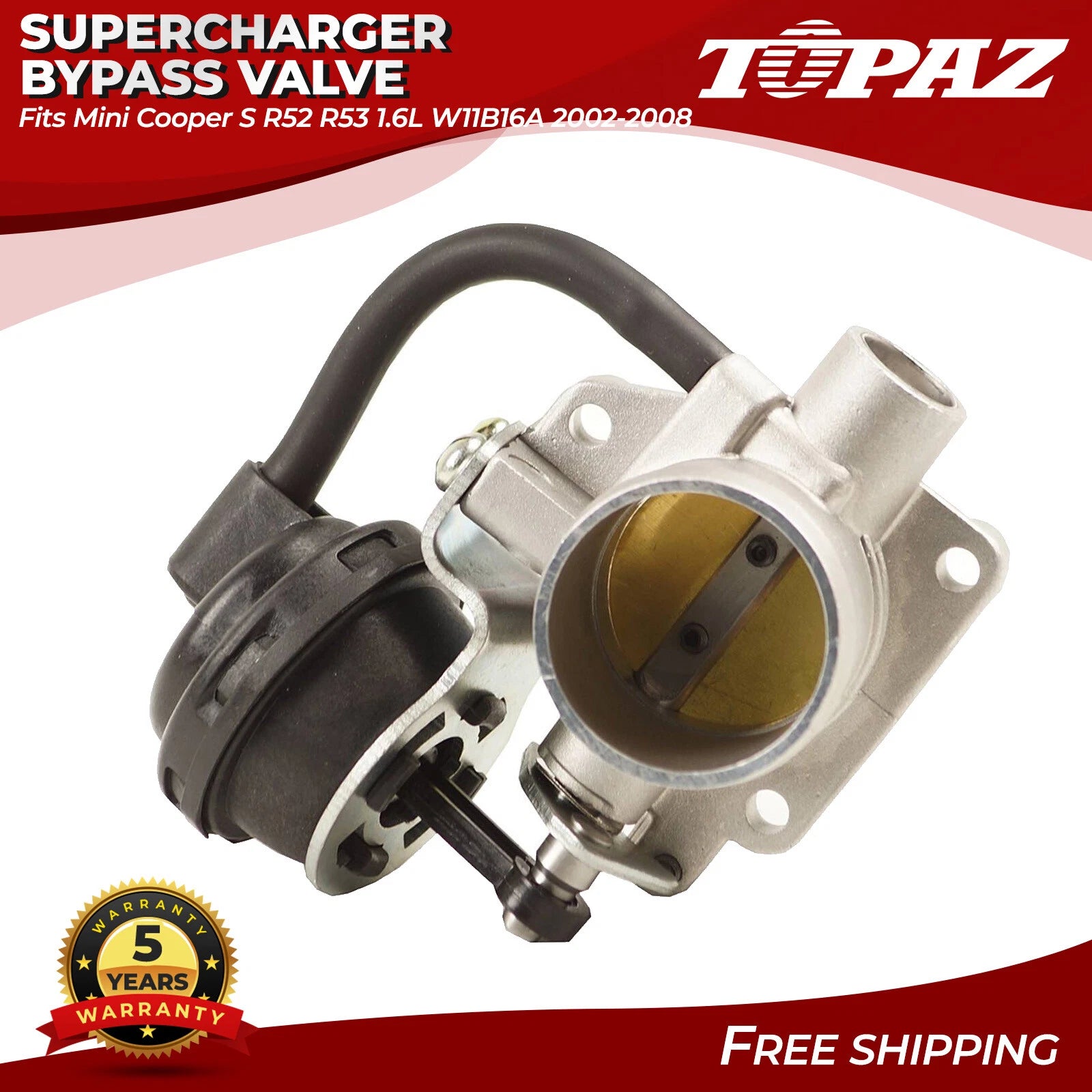 Supercharger Bypass Valve for Mini Cooper S R52 R53 (2002–2008)