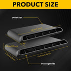 Set of 2 Rear Passenger Air Deflectors for Silverado Sierra (2014–2019)