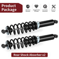 Set of 2 Rear Shock Absorbers for Polaris Scrambler 850 (2013–2025) 7043463 7043874