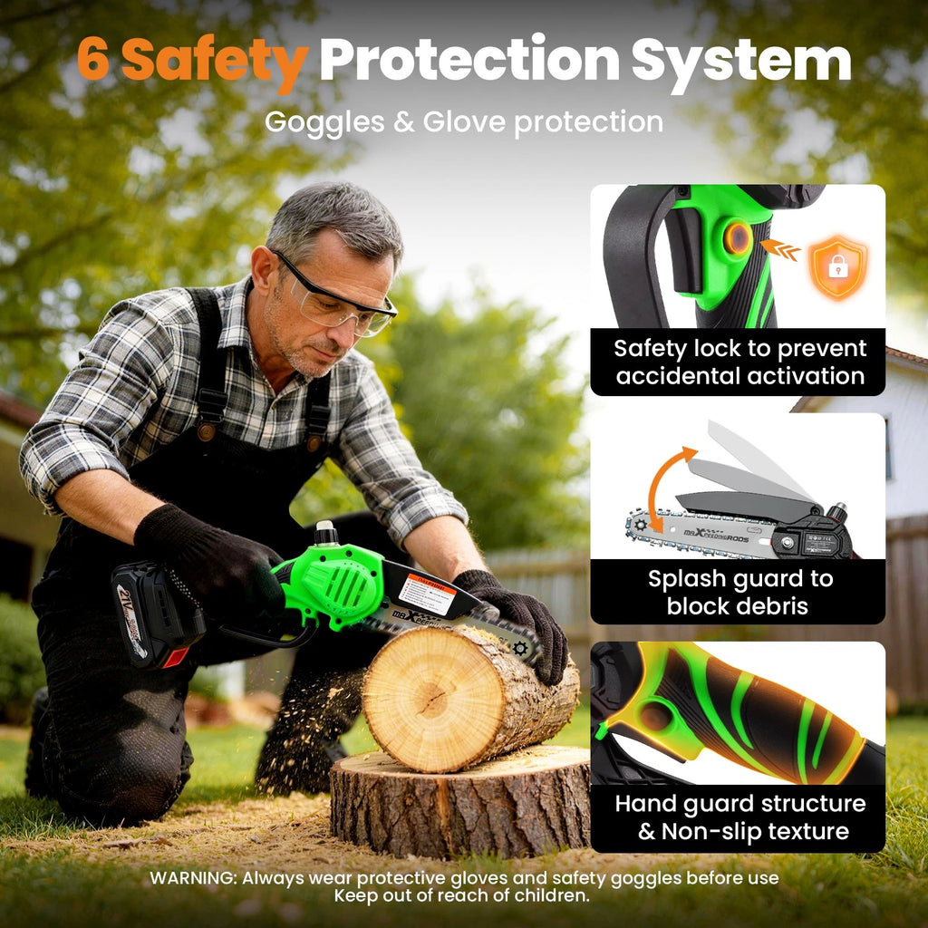 Electric Chainsaw for Mini (Cordless, 21V)