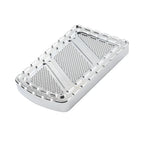 CNC Riot Brake Pedal Large Pad Cover for Harley Touring, Road King, Softail, Dyna