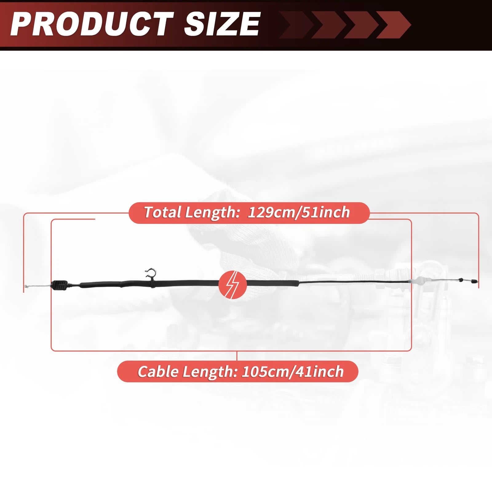 Throttle Control Cable for Ford Escape (2001–2004) 5L8Z9A758AA/6L849A758AA