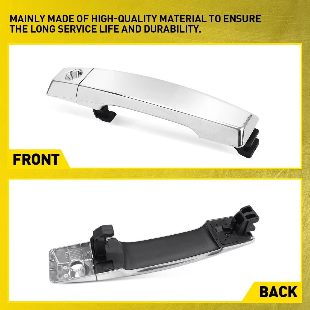 Driver Exterior Door Handle for Infiniti Nissan (2004–2015) Front Left Chrome
