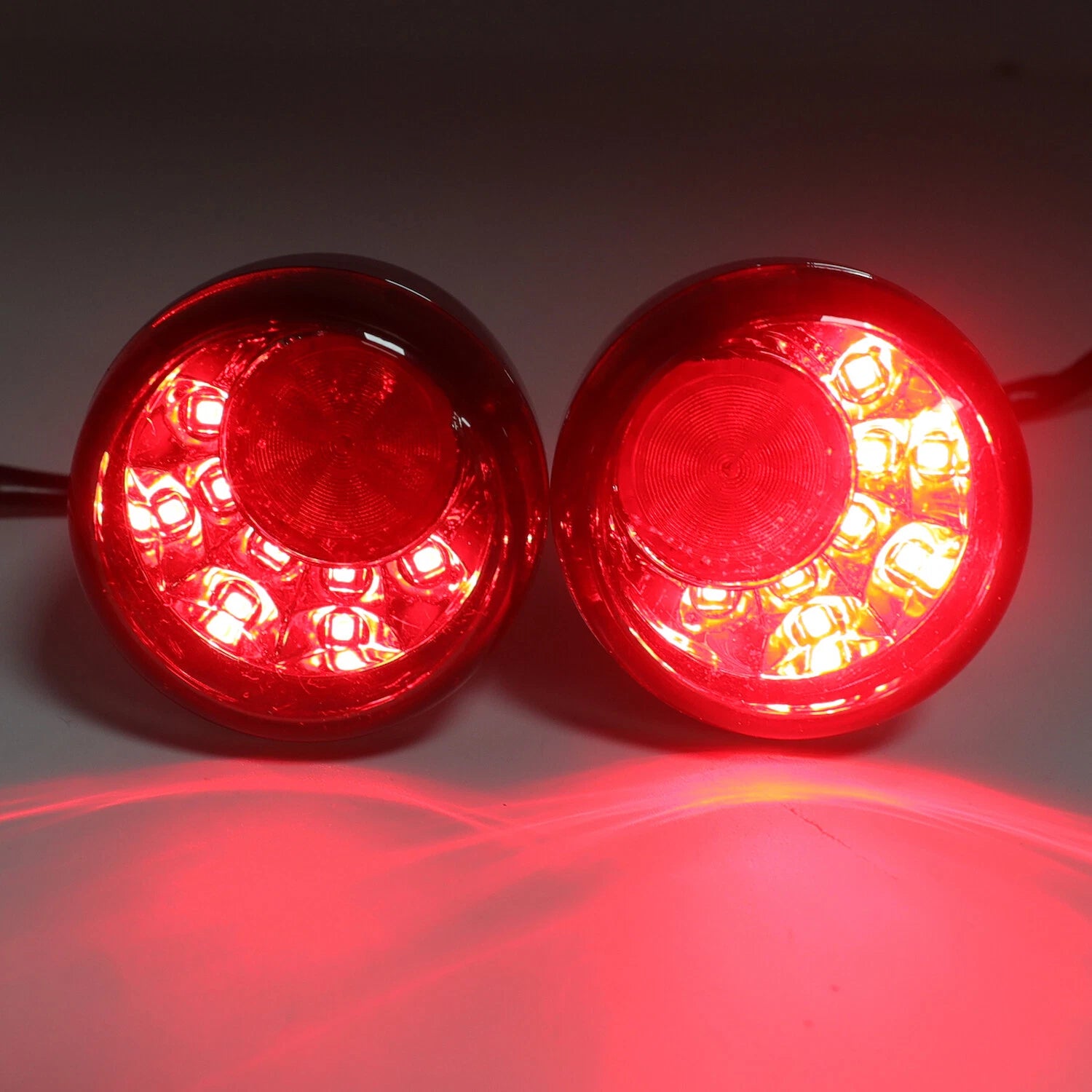 Smoke Rear LED Running Brake Turn Signal Indicator Light for Harley Softail (2018–2023)