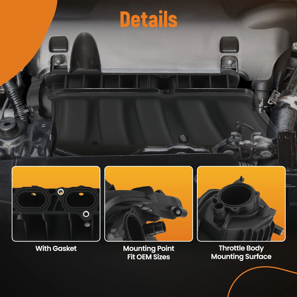 Intake Manifold for Volkswagen Beetle Golf Jetta Passat Rabbit 2.5L (2006–2010) 07K133201M